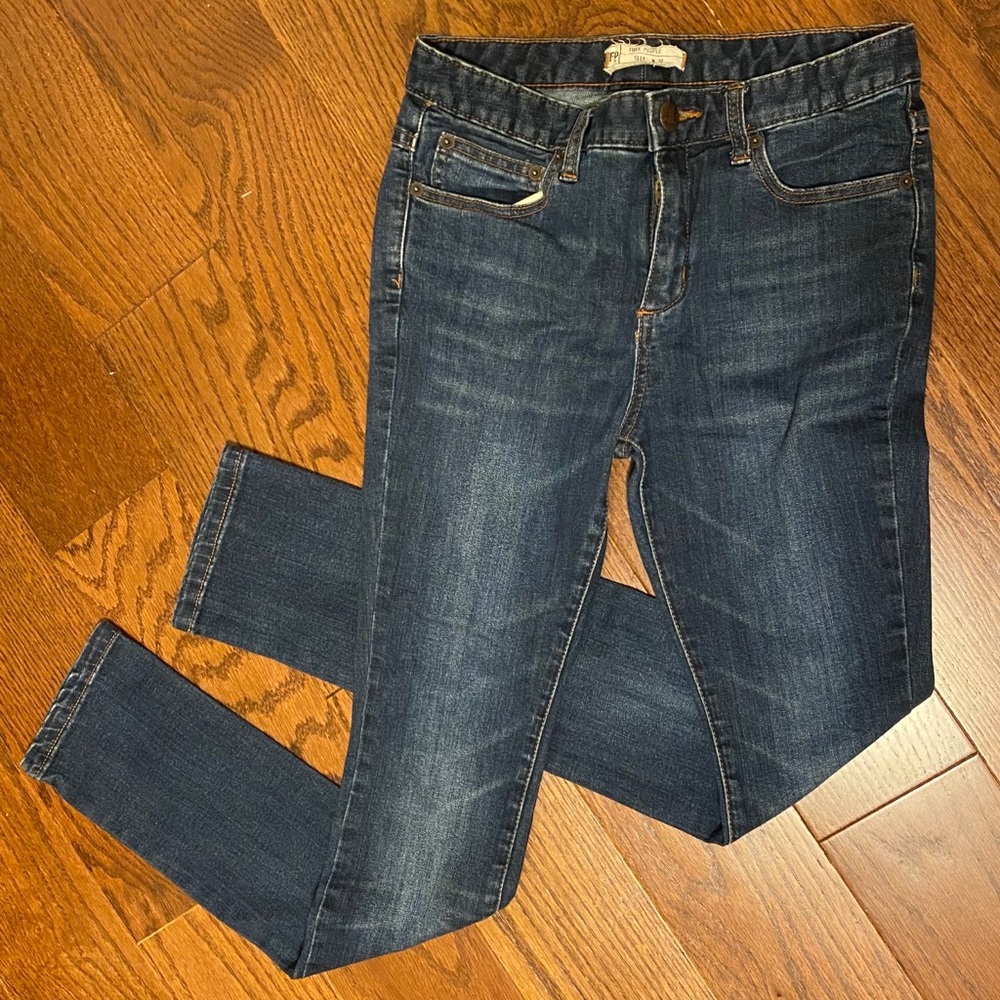 Free People Skinny Blue Jeans size 27